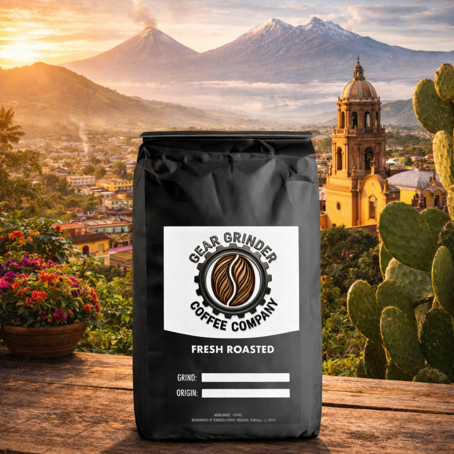 Mexico - Medium roast with chocolate, cinnamon, and crisp green apple notes.