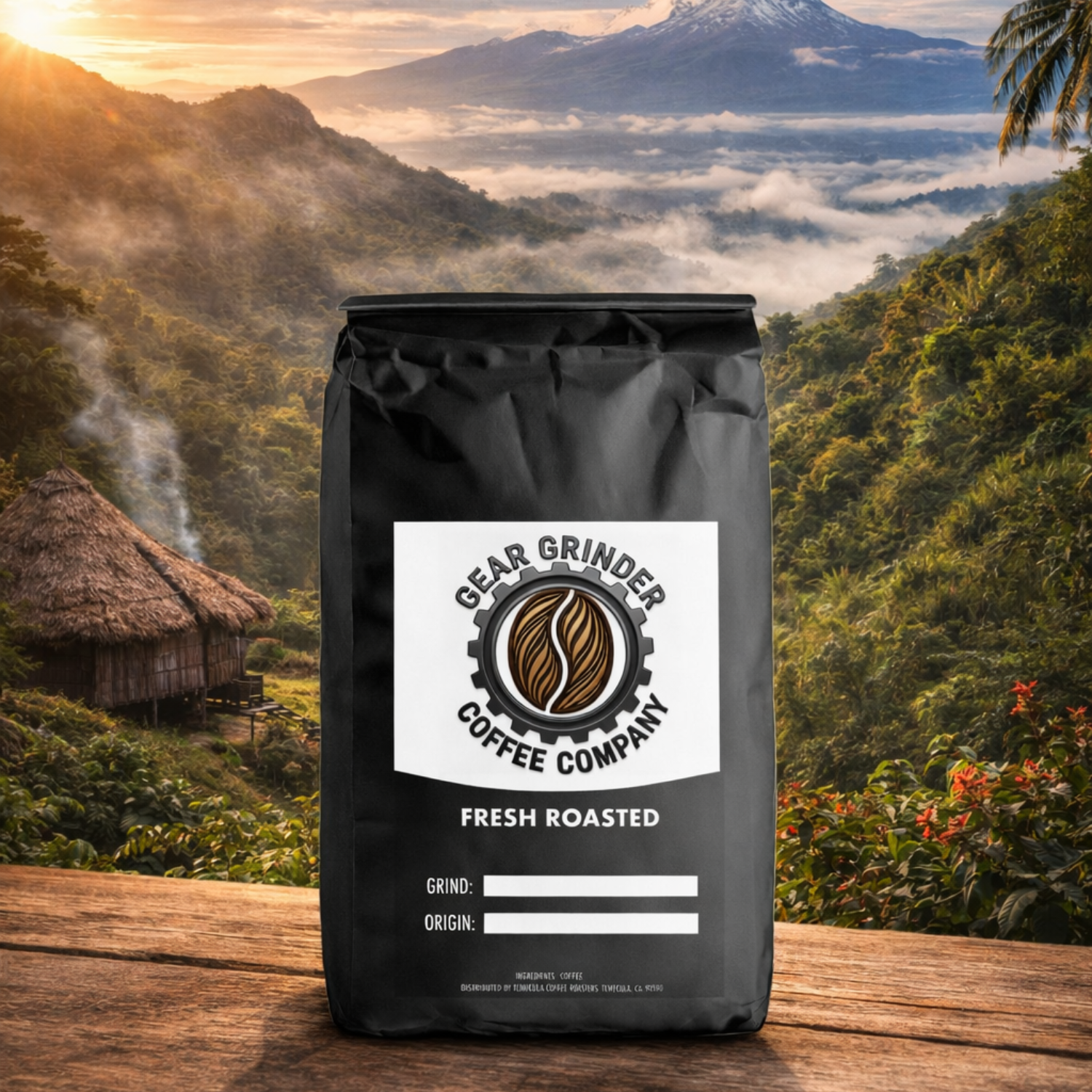 Papua New Guinea - Medium roast Papua New Guinea coffee with caramel, honey, fruity notes.